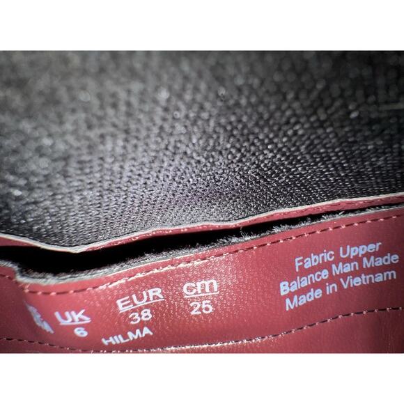 Naturalizer Boots Womens 7.5 Hilma Burgundy Maroon Wedge Ankle Booties - Picture 7 of 8